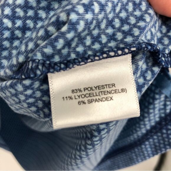 Peter Millar Polo Mens XXL Blue Seaside Short Sleeve - Picture 6 of 7